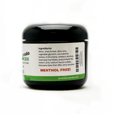 Pure Colorado CBD Pain Cream - Menthol Free | CBD Topicals - Image 2